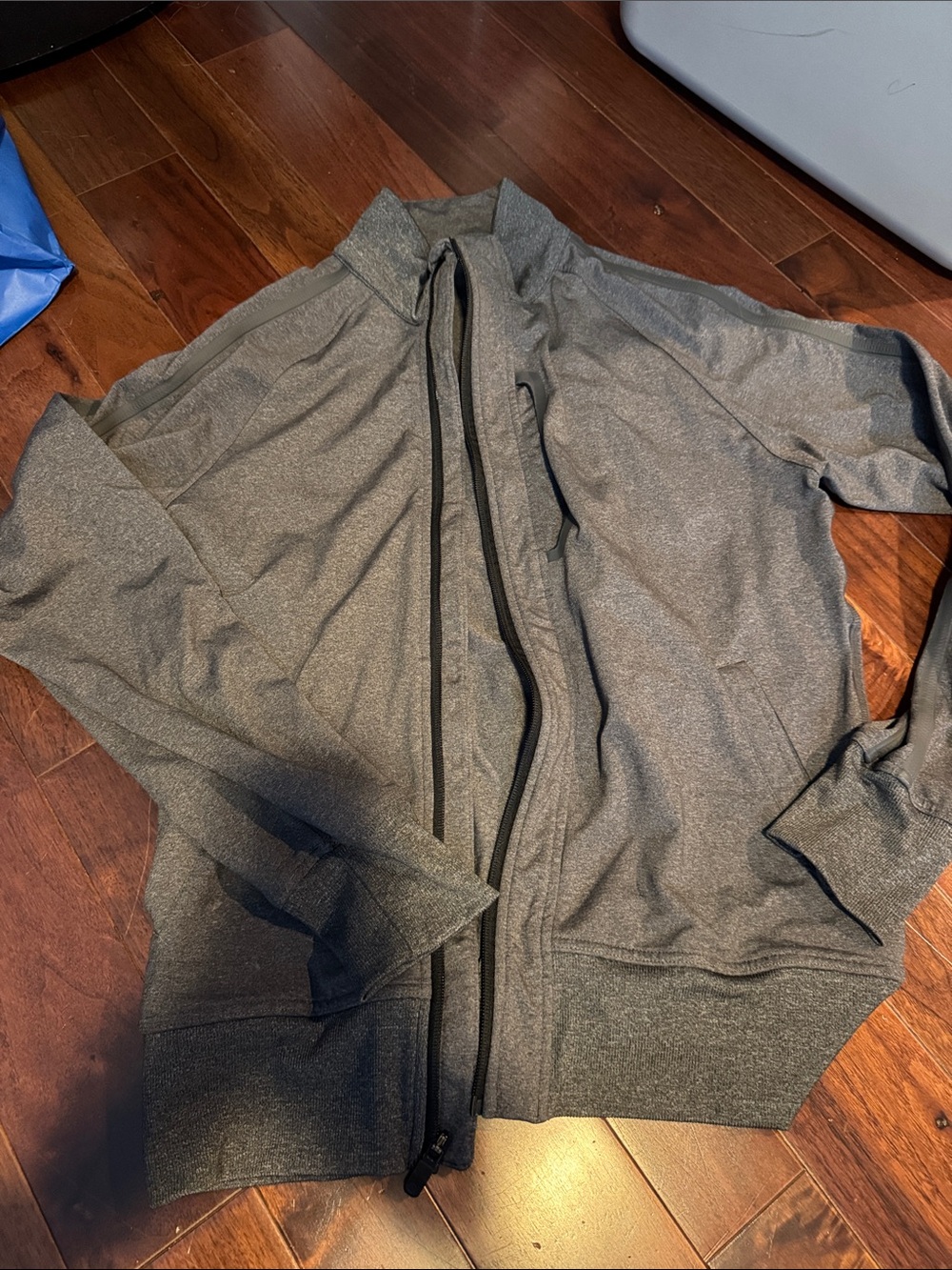 lululemon athletica Men's Charcoal Full-Zip Sweater Jacket